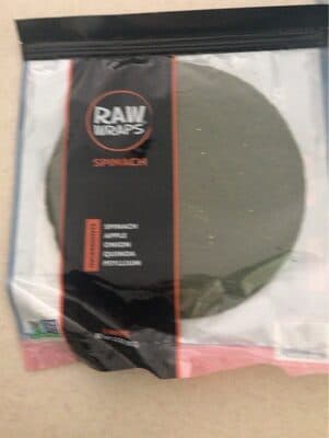 Raw Wraps Spinach