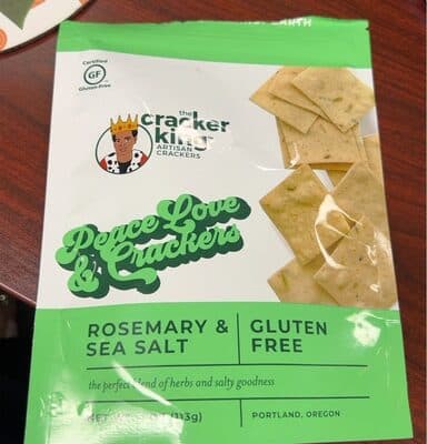 Rosemary and Sea Salt Crackers