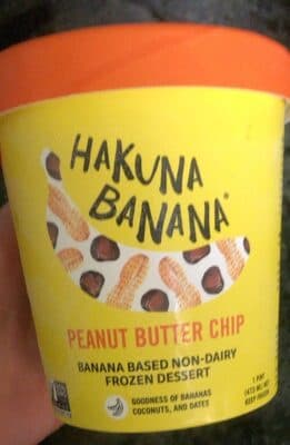 Peanut Butter Chip Banana Based Non-Dairy Frozen Dessert