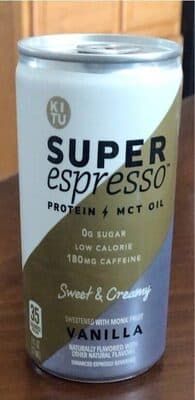 Vanilla Flavored Enhanced Espresso Beverage