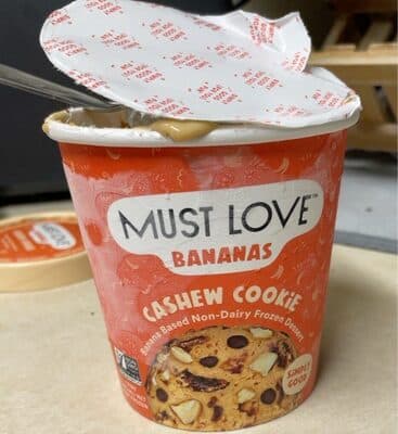 Cashew Cookie Dough Banana Based Non-Dairy Frozen Dessert
