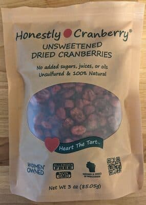 No Added Sugars Dried Cranberries