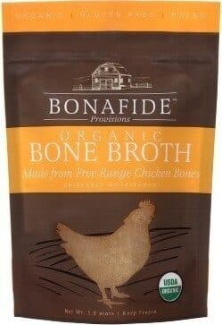Organic Bone Broth Made From Free Range Chicken Bones