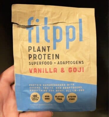 Plant protein vanilla + goji