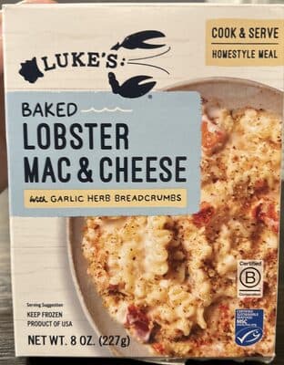 Lukes Baked Lobster Mac & Cheese