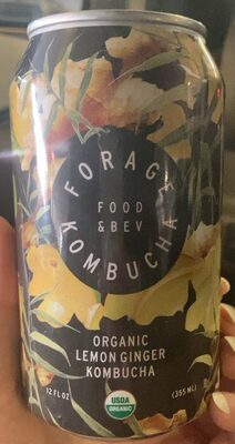 Organic Lemon Ginger Kombucha