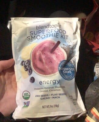Energy Pineapples, Bananas, Blueberries, Coconut, Cinnamon Superfood Smoothie Kit