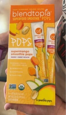 Super Mango Smoothie Pop