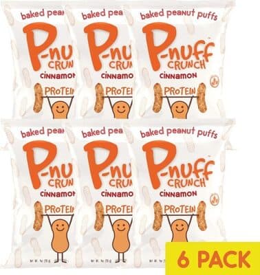 Cinnamon Protein Baked Peanut Puffs