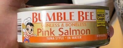 Skinless & Boneless Pink Salmon Tuna Style In Water