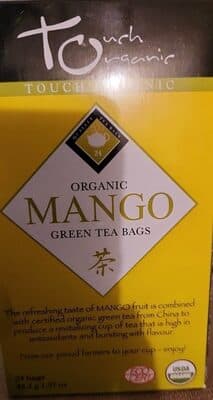Organic Mango Green Tea Bags