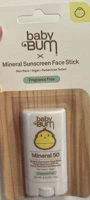 Mineral Sunscreen Face Stick