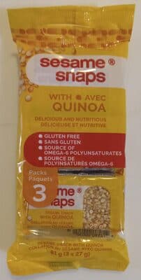 Sesame Snack with Quinoa