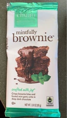 CRISPY BROWNIE BITES AND FROSTED MINT GEMS UNITE IN DEEP DARK CHOCOLATE