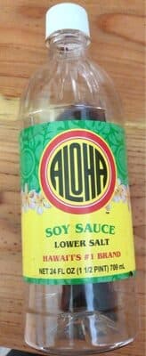 Lower salt soy sauce