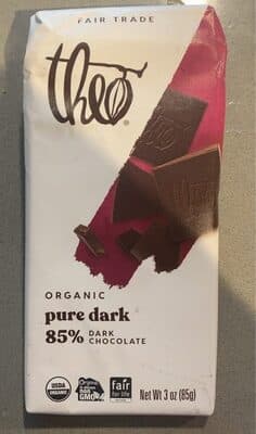 Theo, 85% Dark Chocolate