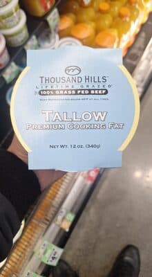 Thousand Hills Tallow Cooking Fat