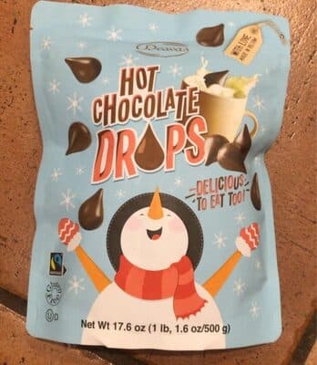 Hot chocolate drops