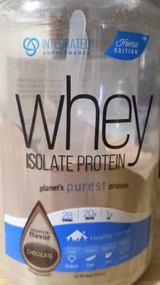 Chocolate Premium Flavor Whey Isolate Protein