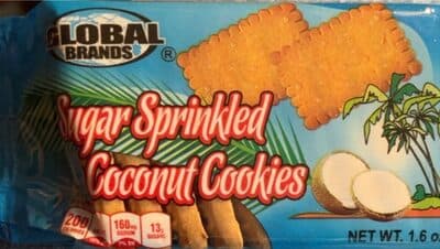 Sugar Sprinkled Coconut Cookies