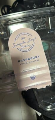 Raspberry Filled Croissant