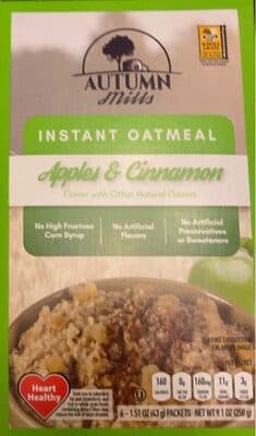 Instant Oatmeal Apple & Cinnamon