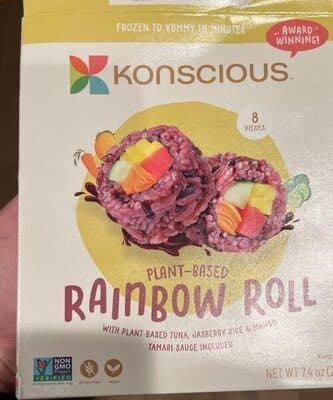Plant-Based Rainbow Roll