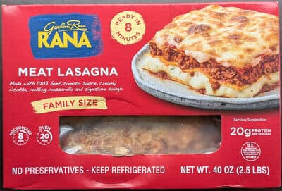 Rana Meat Lasagna
