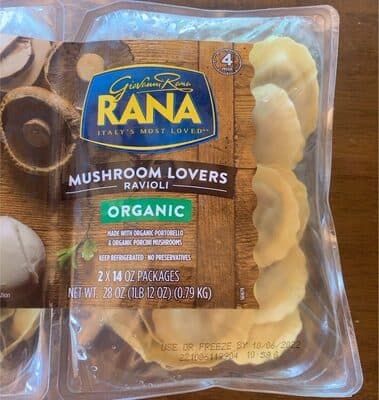 Mushroom Lovers Ravioli Organic