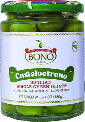Castelvetrano Sicilian Whole Green Olives