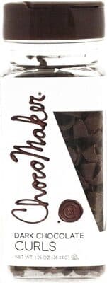 Dark Chocolate Curls