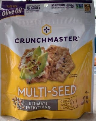 Ultimate Everything Multi-Seed Crackers With Sesame, Quinoa, Flax And Amaranth Seeds With A Hint Of Garlic And Onion