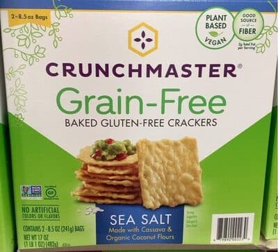 Sea Salt Grain-Free Baked Gluten-Free Crackers