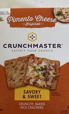 Savory and sweet crackers