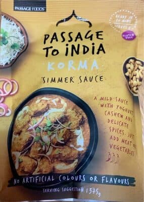 Korma Simmer Sauce
