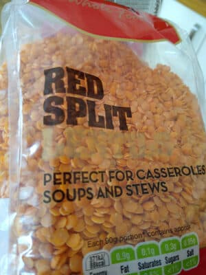 Red Split Lentils