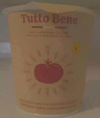 Fusilli Pasta Tomato & Mozzarella Flavour