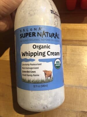 Organic Whipping Cream