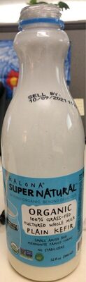 Plain Kefir Organic 100% Grass-Fed Cultured Whole Milk