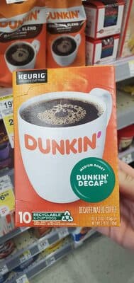 Dunkin' Decaf Medium Roast K-Cup Pods Decaffeinated Coffee
