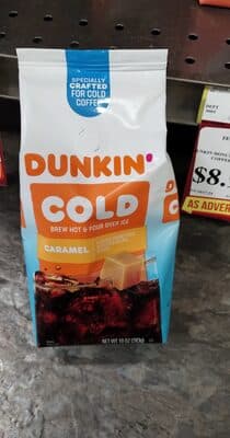 Dunkin cold caramel