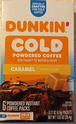Caramel Cold Powdered Coffee