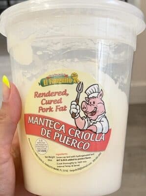 Manteca Criolla de puerco