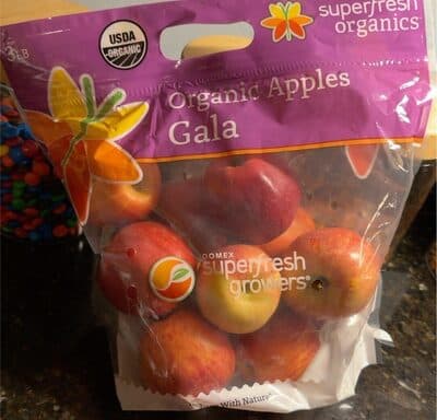 Organic apples