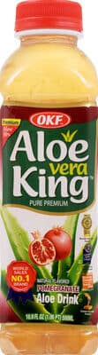 OKF, Aloe Vera King, Natural Aloe Vera Drink, Pomegranate