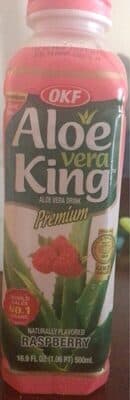 Raspberry Flavored Aloe Drink