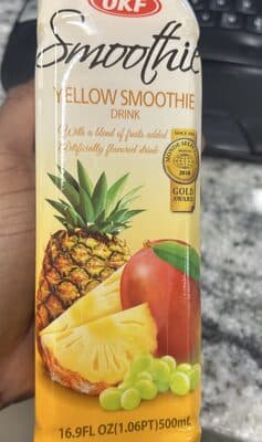 Yellow Smoothie Flavored Drink