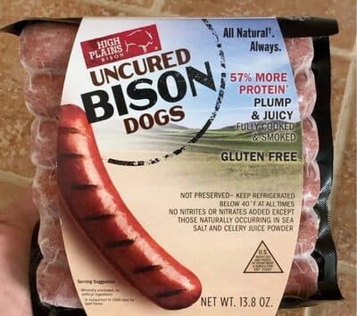 Uncured Bison Dogs