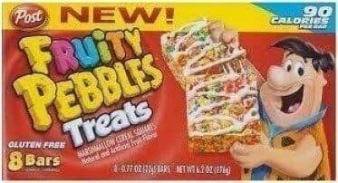 Fruit Flavor Marshmallow Cereal Bars Treats