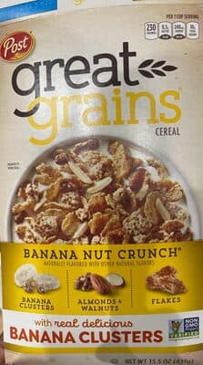 Banana Nut Crunch Flavored Cereal